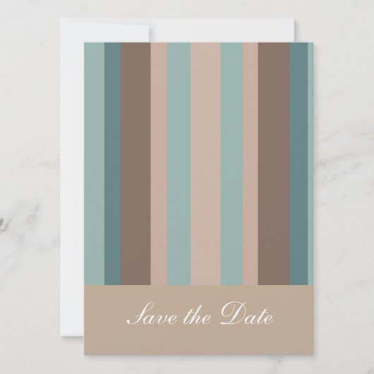 Stripes voor de Stille Oceaan Save The Date (Voorkant)