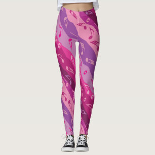 Stripes voor muzieknoten leggings