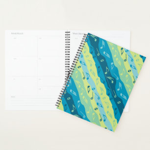 Stripes voor muzieknoten planner