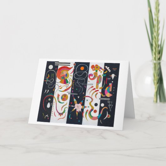 Stripes, Wassily Kandinsky Kaart (Voorkant)