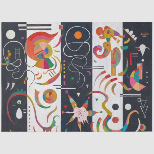 Stripes, Wassily Kandinsky Tissuepapier (Voorkant)