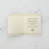  Stripes, werknemer Hartelijk dank kaart (Binnen)