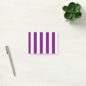 Stripes - wit en Paars Post-it® Notes (Kantoor)