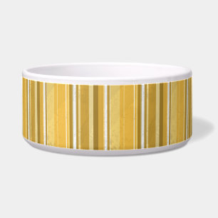 Stripes Yellow Voerbakje