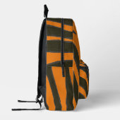 Stripes Zèbre Noir sur les sacs à dos orange (Gauche)