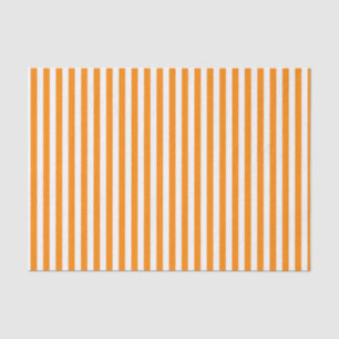 Stripes Zelfs Oranje en wit Tissuepapier