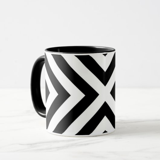 Stripespatroon Mok (Voorkant links)