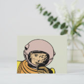  stripesstronaut Hero Briefkaart (Staand voorkant)