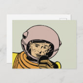  stripesstronaut Hero Briefkaart (Voorkant / Achterkant)