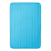 Stripey Cyan Badmat (Voorkant Verticaal)