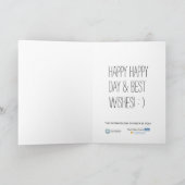 stripey & gelukkig kaart (Binnen)