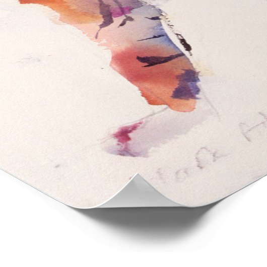 Stripey Poster (Hoek)