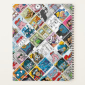 Stripfiguren Patroon Kinder spraak ballon naam Planner (Achterkant)