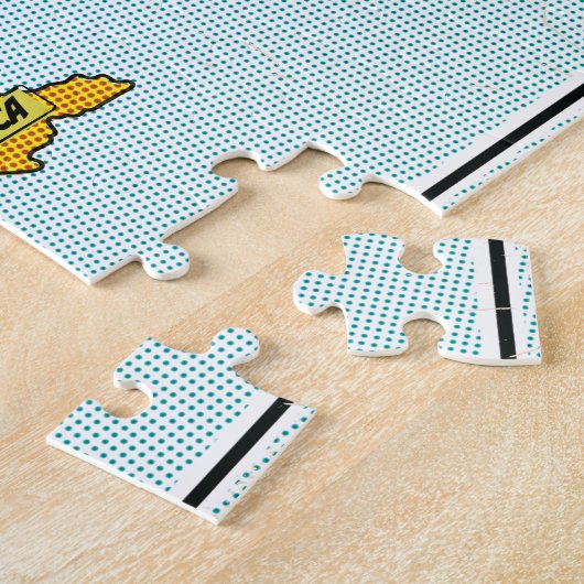 stripkaart van Cuba Legpuzzel (Zijkant)