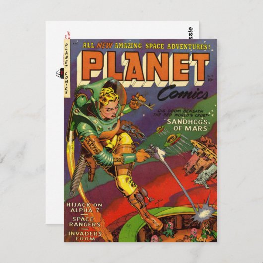  strips - briefkaart (Voorkant / Achterkant)