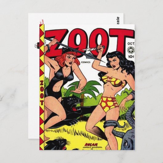 strips - briefkaart (Voorkant / Achterkant)