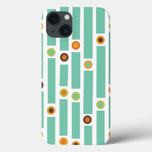 Strips en cirkels Case-Mate iPhone case (Achterkant)