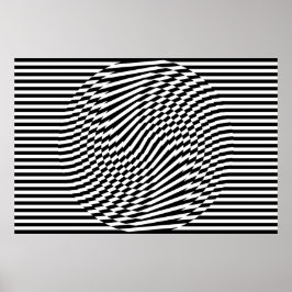 Strips en cirkels I Poster