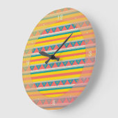 Strips en driehoeken grote klok (Hoek)