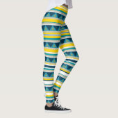 Strips en driehoeken leggings (Rechts)