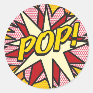 Strips POP! Ronde Sticker