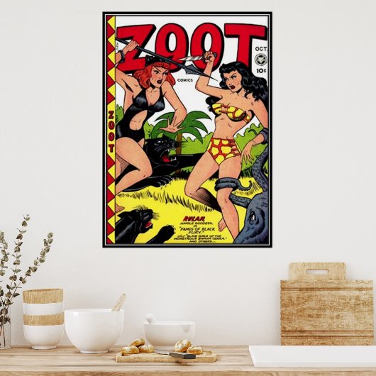  strips - poster (Keuken)