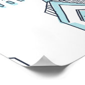 Stripstad: patroon poster (Hoek)