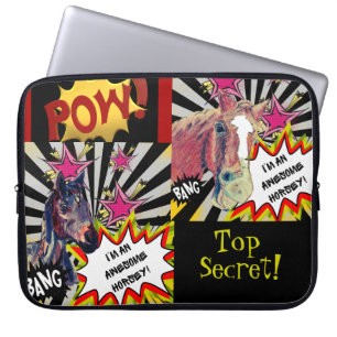Stripstijl Super Star Mare Laptop Sleeve