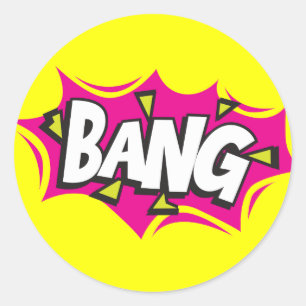 stripverhaal ronde sticker