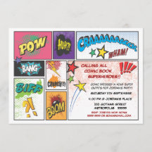  stripverhaal Super Hero Party nodigt uit