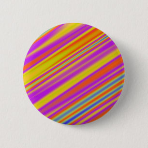 Stripy Abstract Ronde Button 5,7 Cm