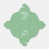 Stripy Dinosaur Bedankdoosjes (Uitgevouwen)