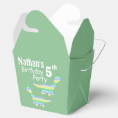 Stripy Dinosaur Bedankdoosjes (Geopend)