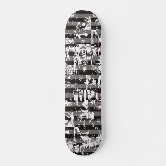 Stripy Graffiti Skateboard (Voorkant)
