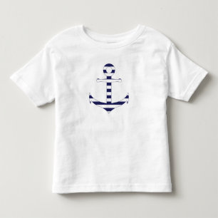 Stripy nautisch anker kinder shirts