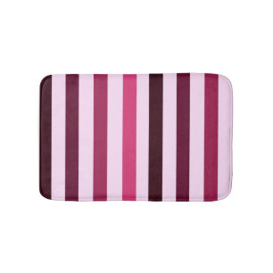 Stripy rood roze badmat