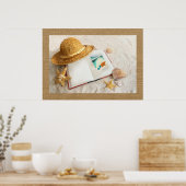 Stro Pet Beach Scene Poster (Keuken)