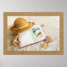 Stro Pet Beach Scene Poster