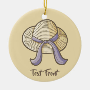 Stro Pet Beige Keramisch Ornament