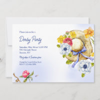 Stro Pet Derby Party Invitations