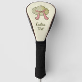 Stro Pet Geel Golfheadcover (Voorkant)