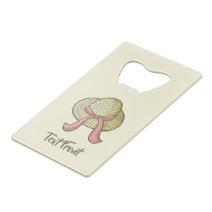 Stro Pet Geel Kredietkaart Flessenopener