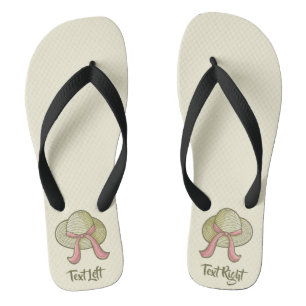 Stro Pet Geel Teenslippers