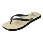 Strohoed Beige Teenslippers (Schuin)