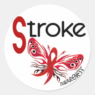 Stroke BUTTERFLY 3.1 Ronde Sticker