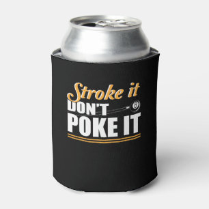 Stroke it Dont Poke Love Billiard Shirt Blikjeskoeler