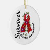 Stroke Survivor 15 Keramisch Ornament (Rechts)