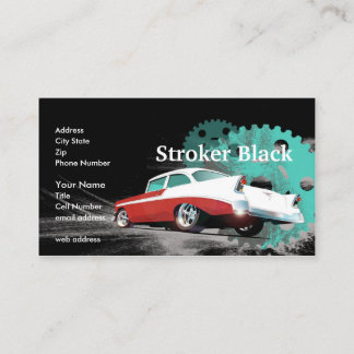 Stroker Black Visitekaartje