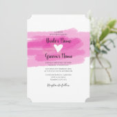Strokes de peinture simple et invitations de maria (Debout devant)