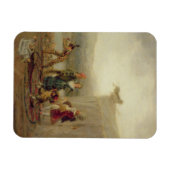 Strollen, 1793 (olie op tin bord) magneet (Horizontaal)